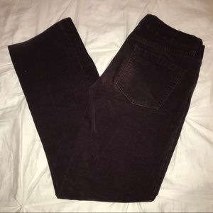 Dark Maroon Corduroy J.Crew Pants